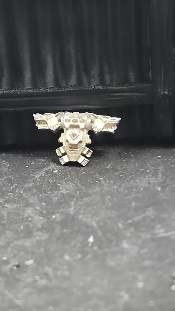 OOP Warhammer 40k Bits Space Marines Space Wolves Wolf Head Backpack Metal Multi