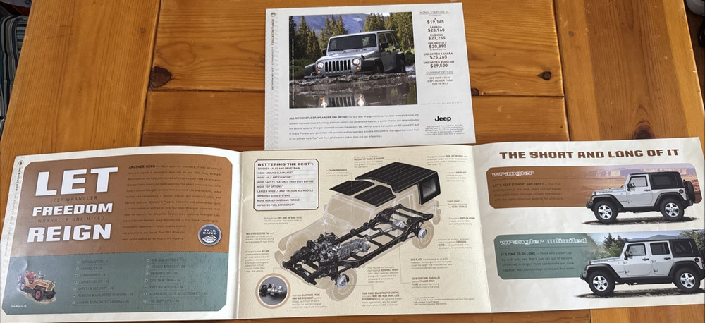 2007 Jeep Wrangler Catalog