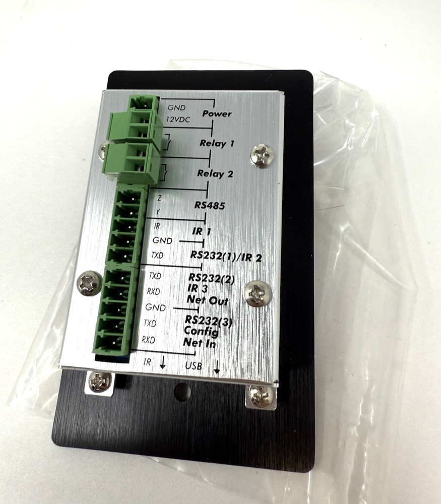 MuxLab 8-Button RS232 / IR Control Panel Model 500816 ~ Untested