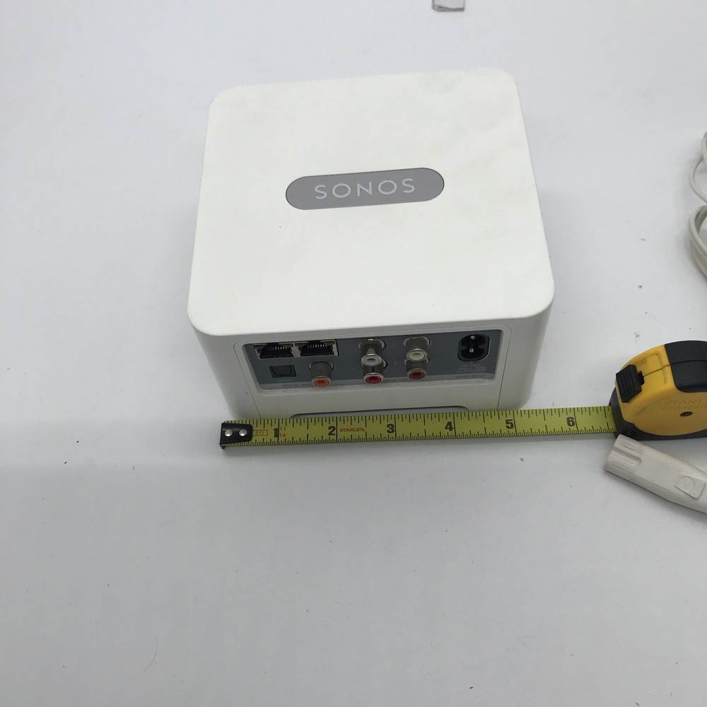 Sonos CONNECT White Audio Component w/ Volume Control, Power & RCA Cables