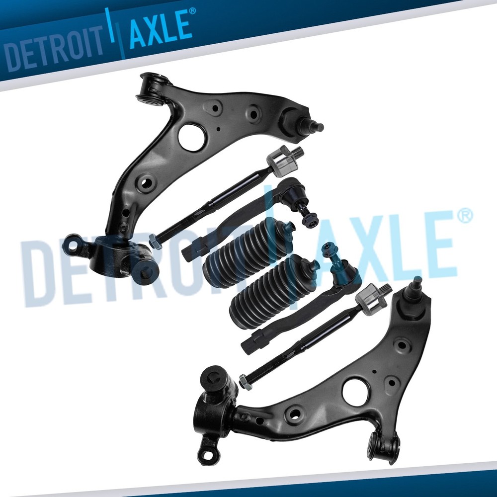 Front Lower Control Arms Outer Inner Tie Rods for 2014 2015 2016 2017 Mazda 6