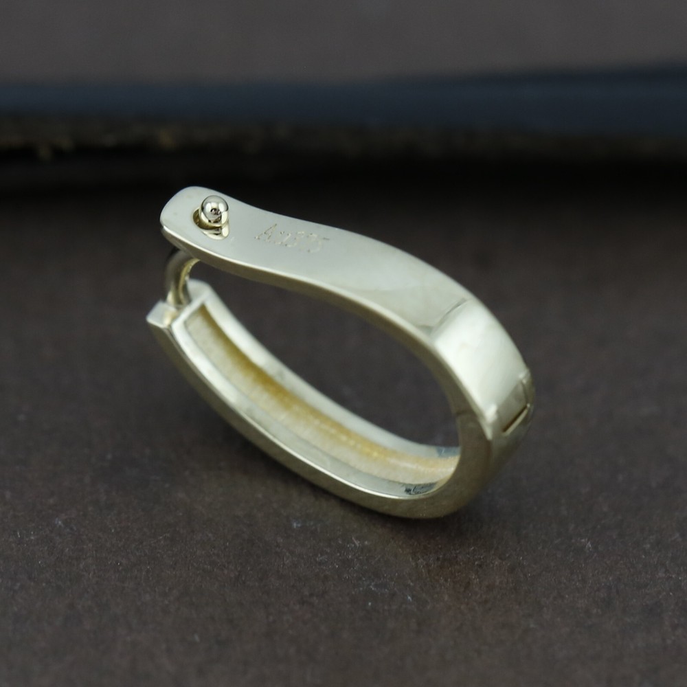 Genuine 9CT Solid Yellow Gold Enhancer & Bail 10mm