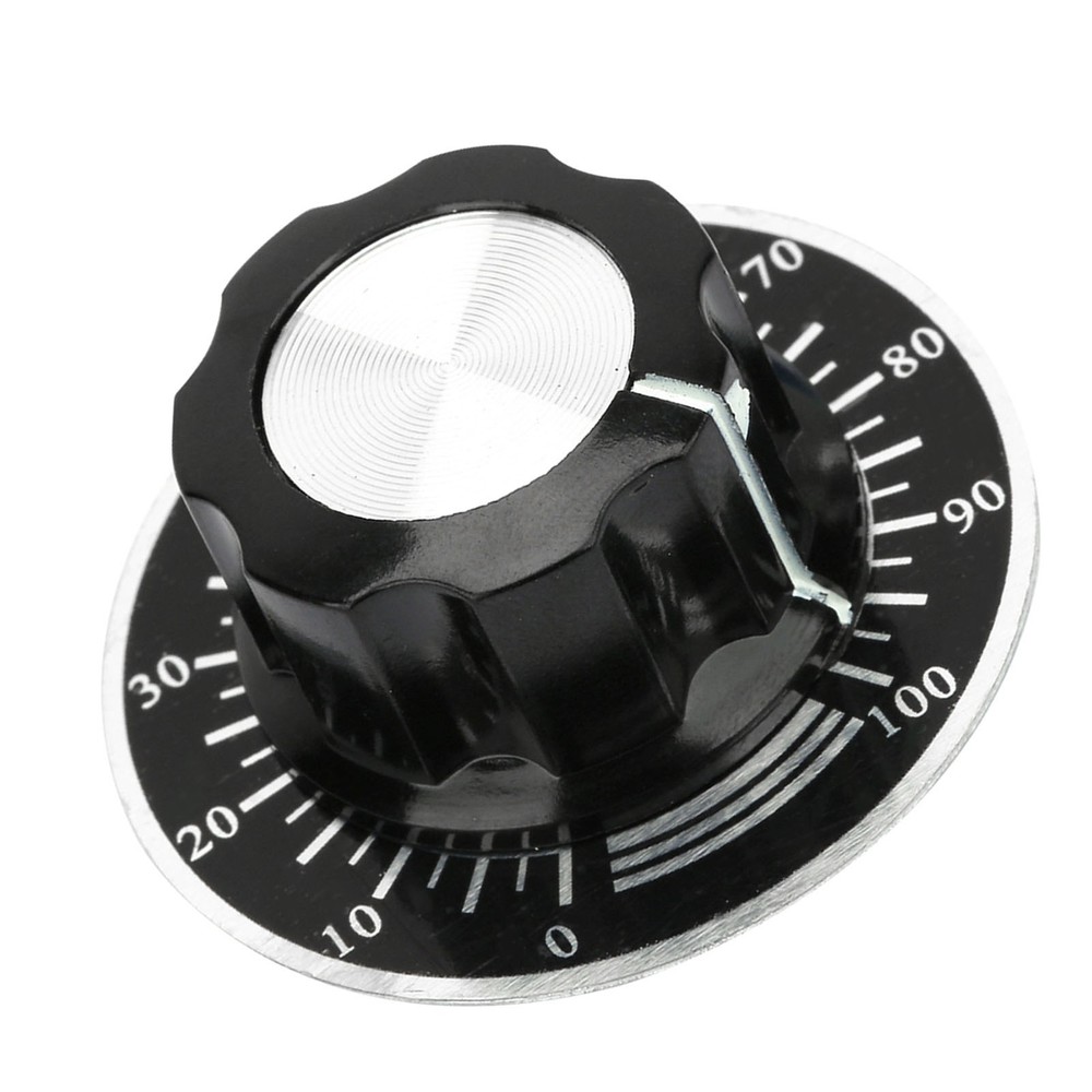 5 Knurled Potentiometer Knobs Durable Volume Control Cap DIY Accessories Premium