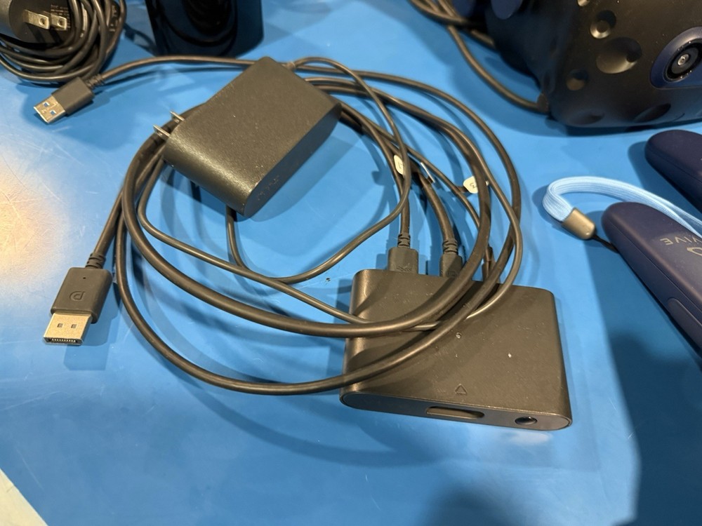 HTC Vive Pro VR Headset System with Controllers, Base Stations and box