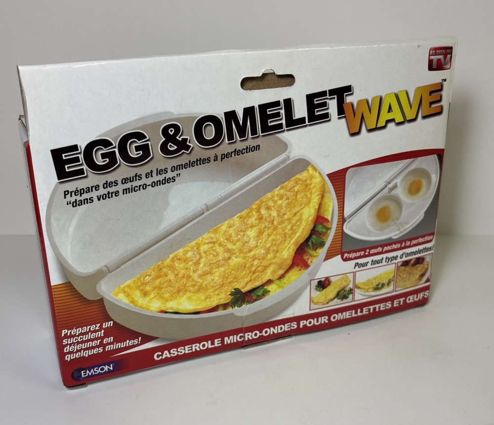 Emson Egg & Omelet Wave ~ Microwave Omelet Cooker (open box)