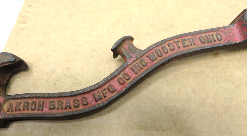 Vintage Fire Hydrant Wrench-Akron Brass