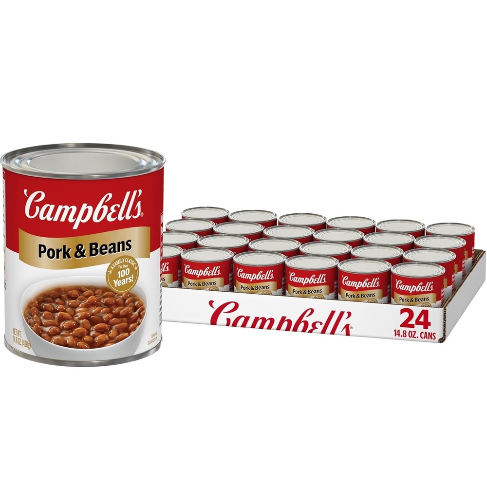 Bulk 14.8oz Pork and Beans, 24 Pack