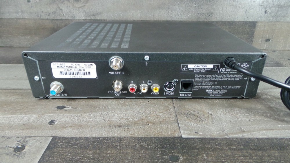 Sony Directv Digital Satellite Receiver Model #8195622