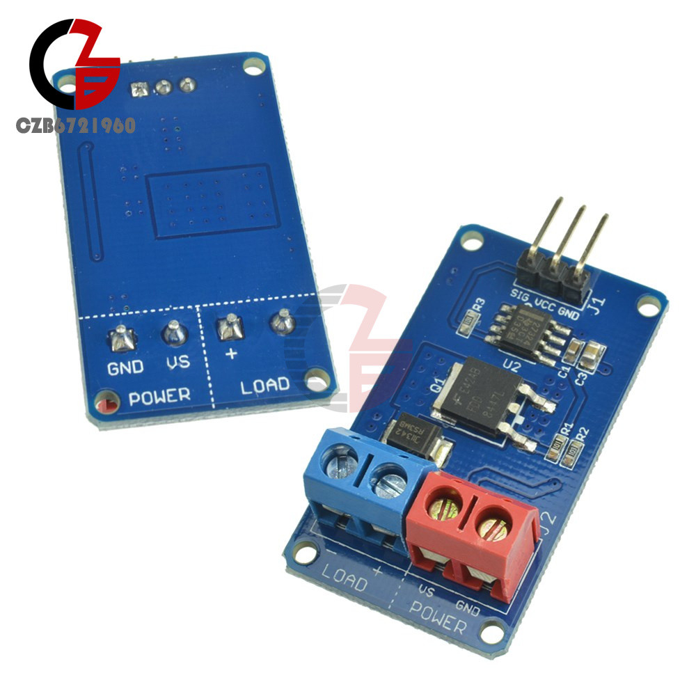 3.3V/5V High Current MOSFET Switch Module DC Fan Motor LED Strip Driver Step
