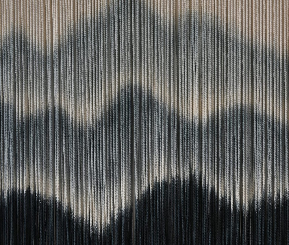 IOWER Macrame Wall Hanging Mountain Dip-Dyed Macrame Wall Decor Large Modern ...