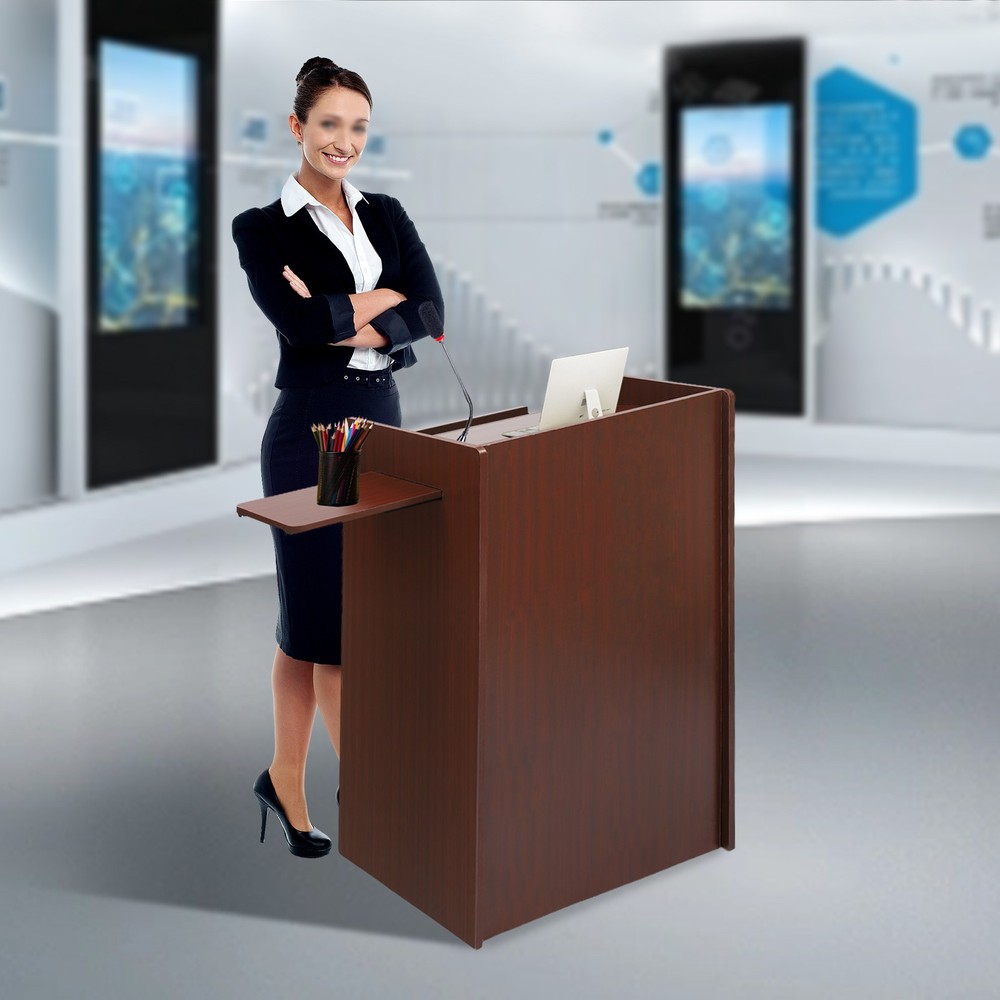 Conference Presentation Stand Presentation Table Presentation Desk with Wheels