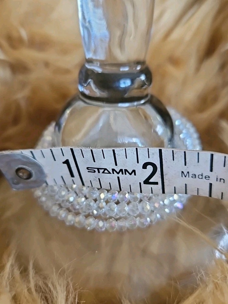 Handcrafted Multi-Wrap (4) Memory Crystal Wire Bracelet