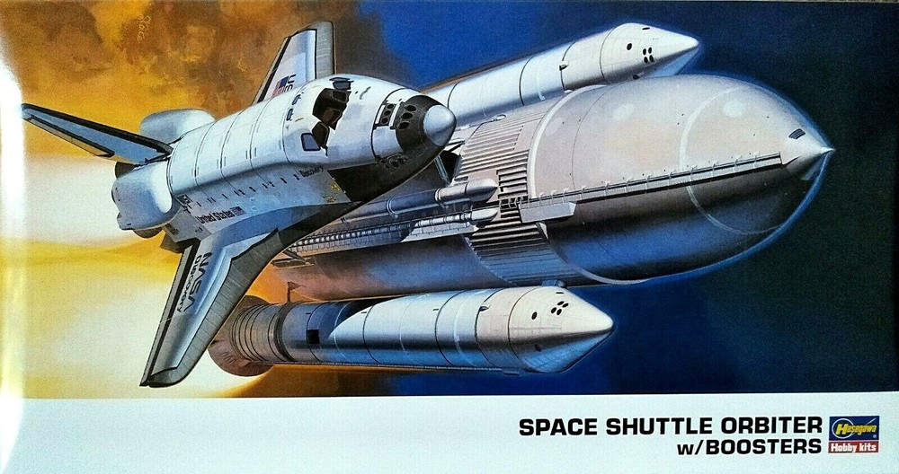 NASA Space Shuttle Orbiter "Atlantis" w/Boosters - Plastic Model 1/200 Scale
