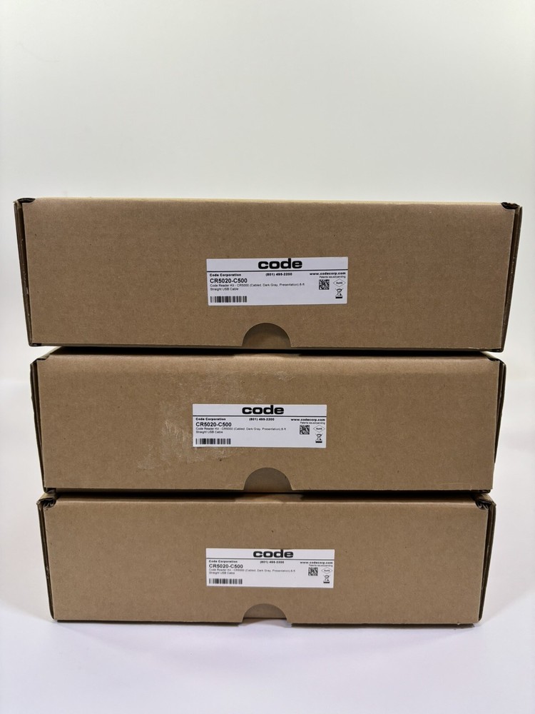 ABC Code CR5020 CR5000 QR-Code Barcode Reader [lot of 3] Brand New