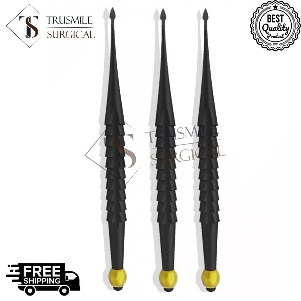 3 Pcs PDL Elevator Sharpened Straight Spade Proximator surgical Instruments
