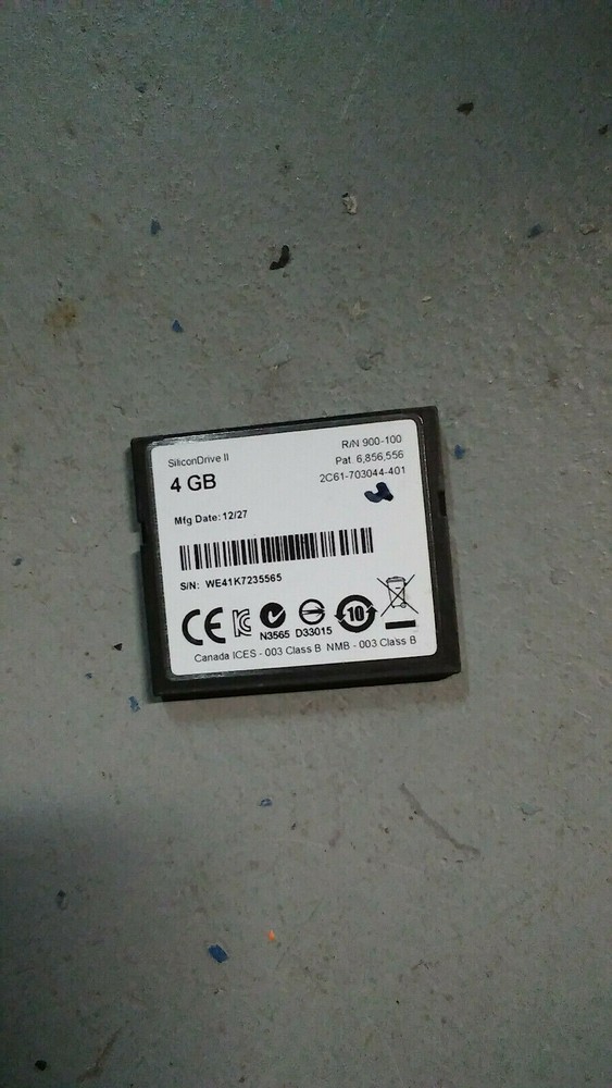 WD SiliconDrive II 4GB PATA SSD-C04GI-4600 CF Compact Flash Memory Card