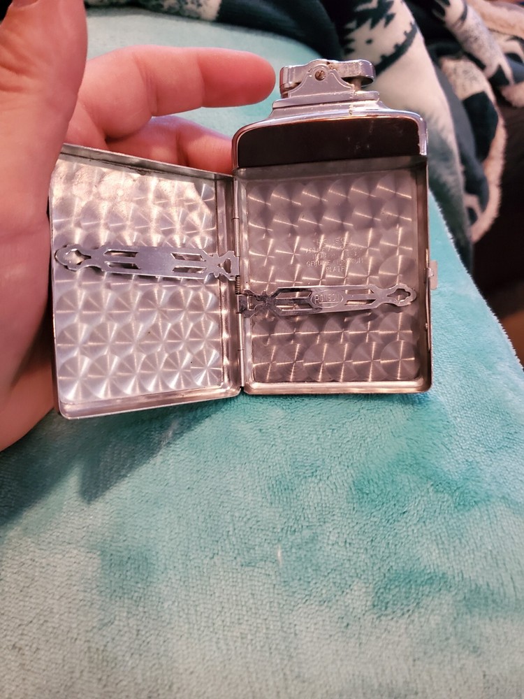 Vintage Ronson Supercase. Cigarette Case With Lighter. Needs Fuel