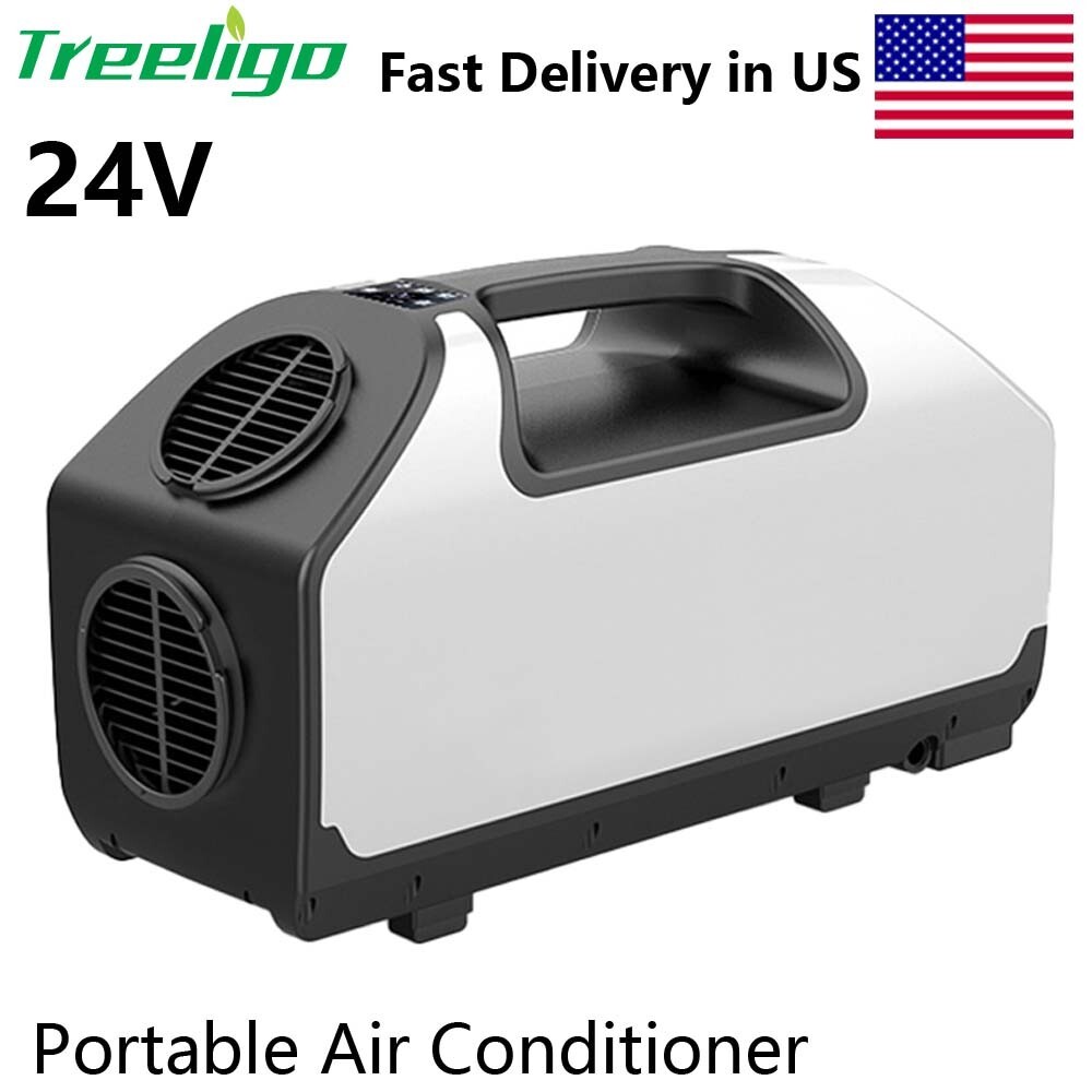 24V Portable Electric Air Conditioner Tent Camping Air Conditioning A/C Unit Kit