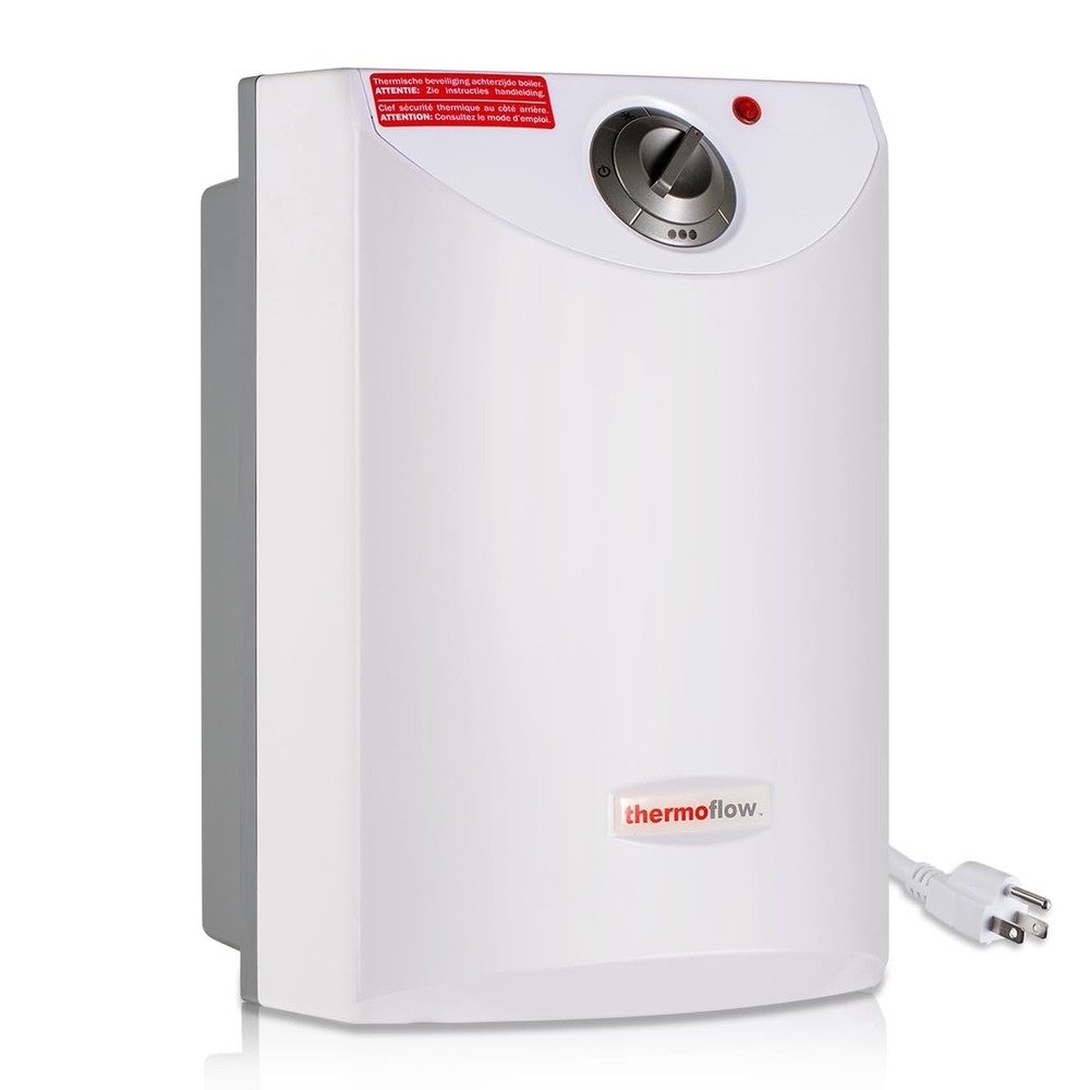 Thermoflow Electric Mini Tank Water Heater, 4.0 Gallon 120V Corded Under Sink...