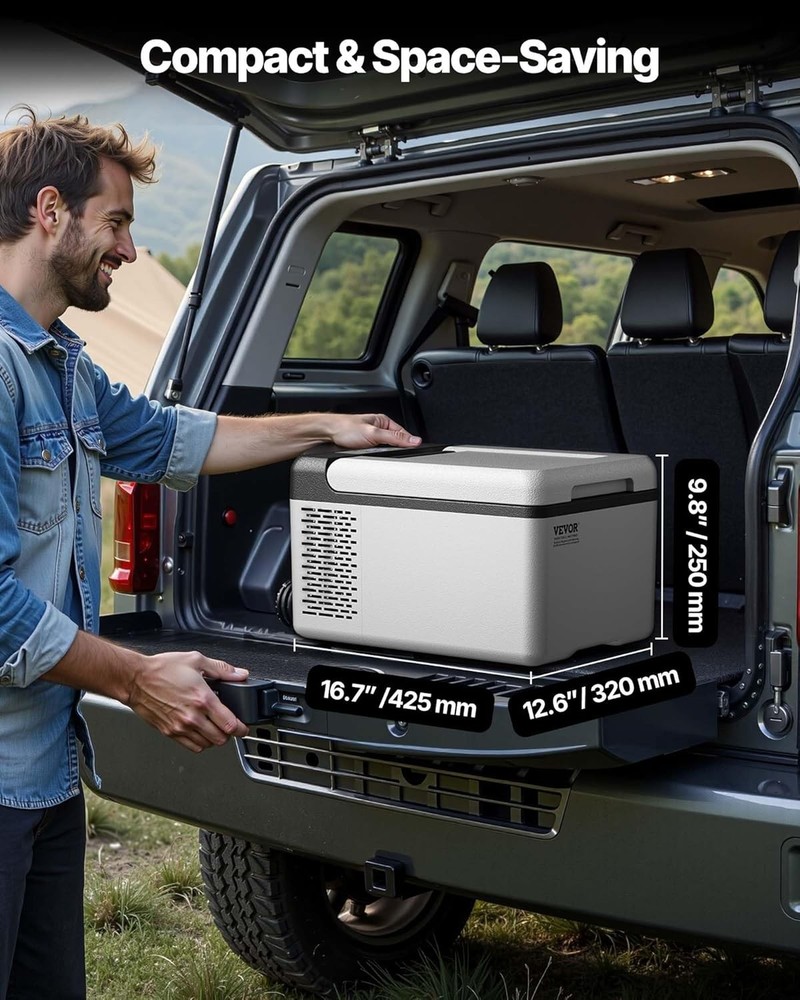 10 Quart 12 Volt Portable Mini Freezer Car Compressor Fridge Cooler