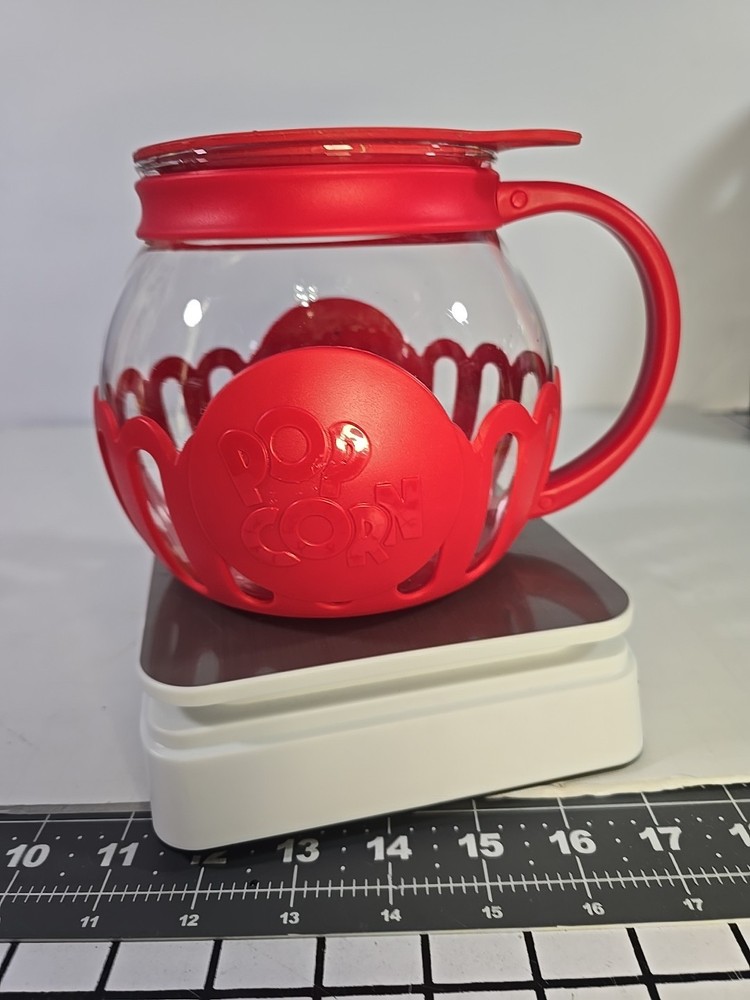 Ecolution Patented Micro-Pop Microwave Popcorn Popper with Temperature Safe Glas