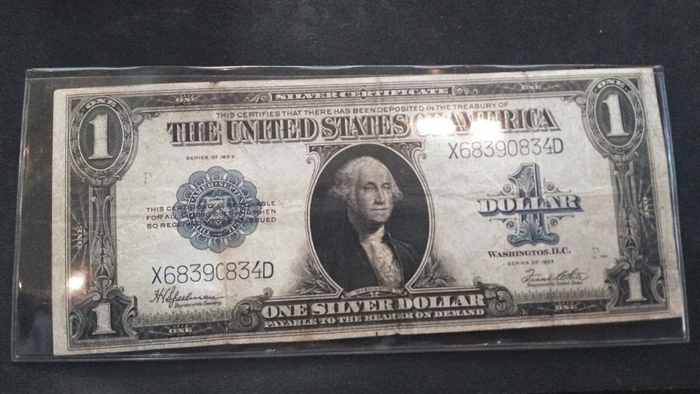 1923 $1 One Dollar Silver Certificate Large Size Bank Note