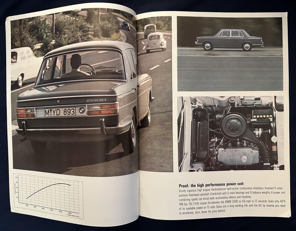 BMW 2000 sales brochure