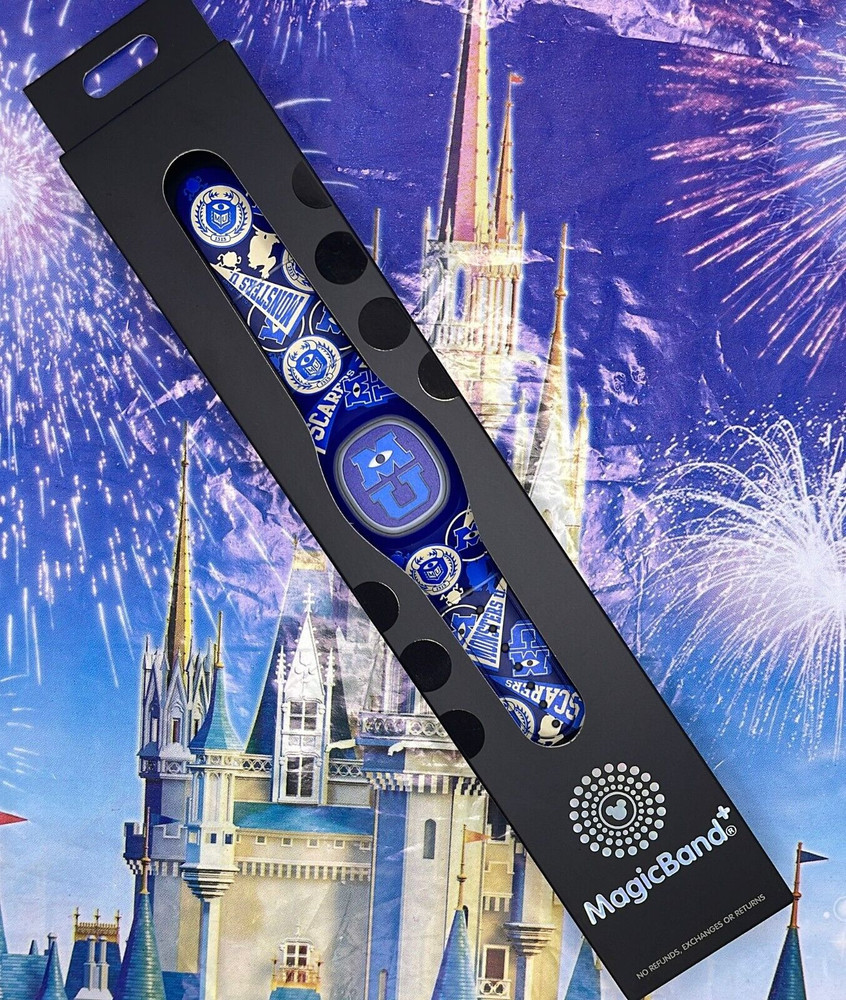 Disney Parks MagicBand+ Monsters Inc. University (MU) Blue — New, NWT