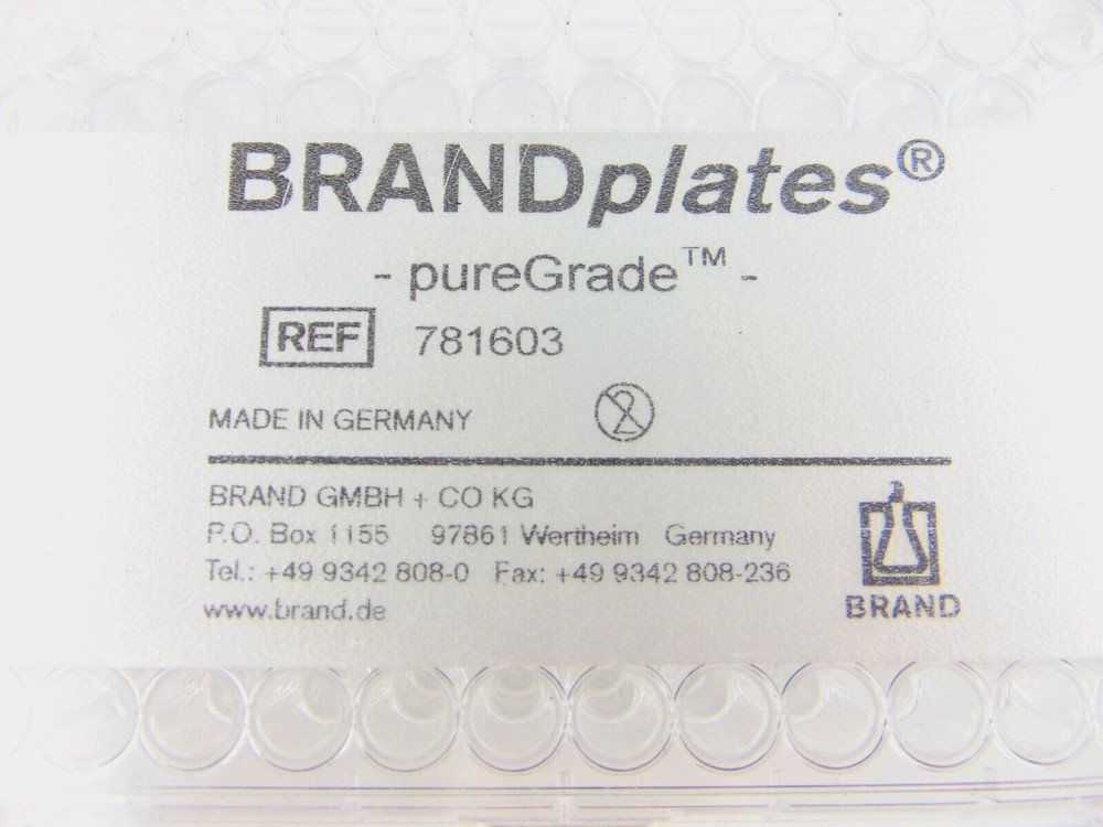 Brandplates 781603 100 Pack