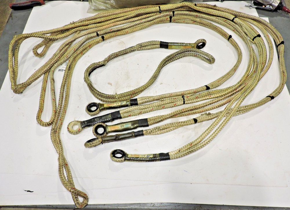 (6) Assorted medium/short Amick brand safety tethers  Nascar Late Model