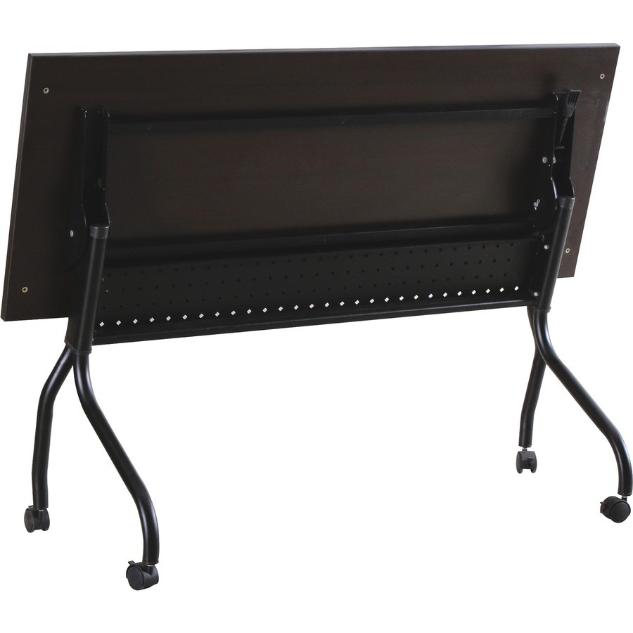 Lorell LLR60733 Espresso/Silver Training Table 60"x23.5"