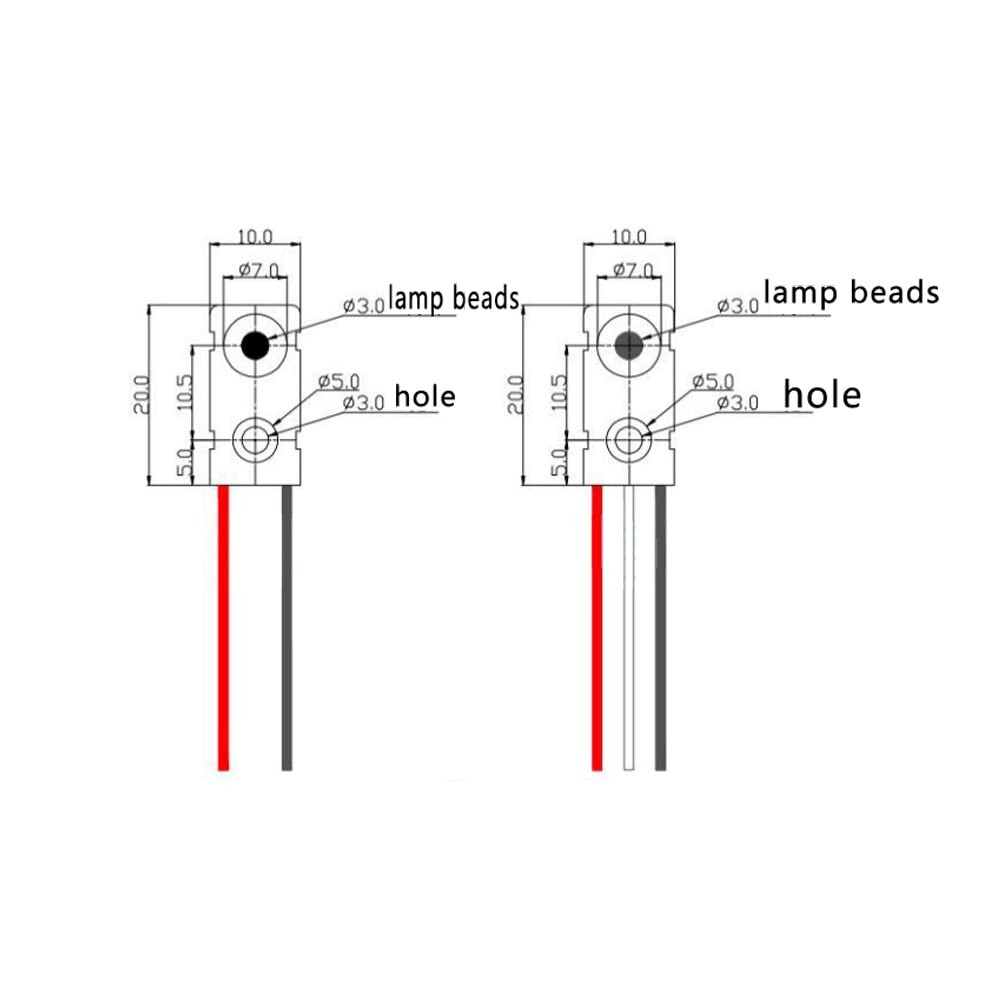 IR Break Beam Sensor 5MM LEDs Counting Module Split Through-Beam Photoelectric S
