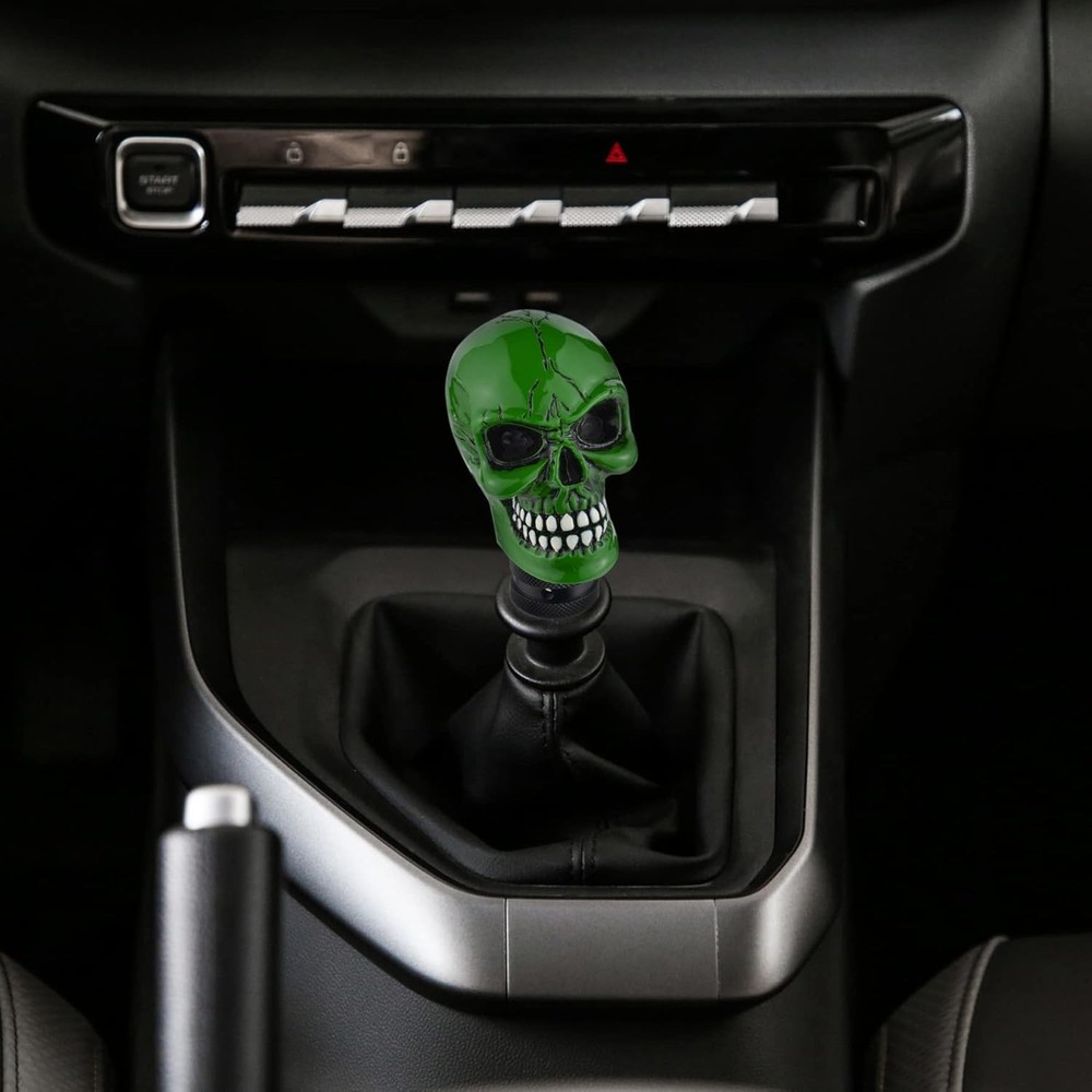 Shifter Knobs Devil Shift Knob Gear Stick Lever Grip Handle fit M Color: Green