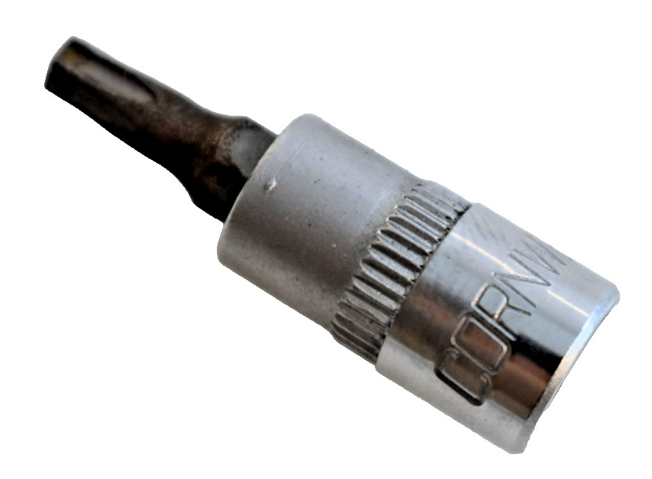Cornwell Tools CBST25H0 T25H TORX Tamper Proof Bit Socket Driver 1/4" Drive