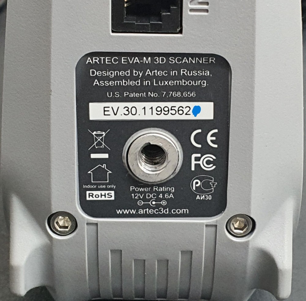 Artec EVA M 3D Hand Held 3D Scanner