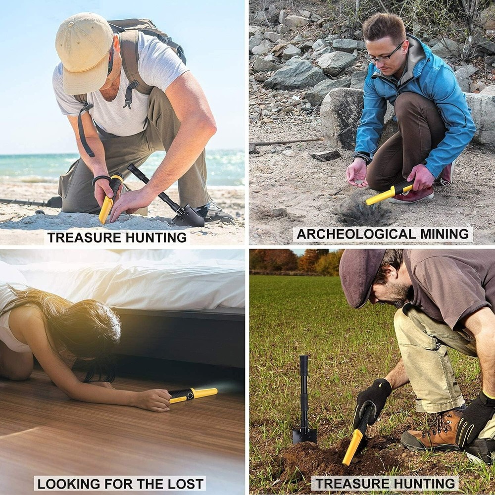 Pinpointer Wand: 5’’ Detection Depth, Lightweight & Fully Waterproof
