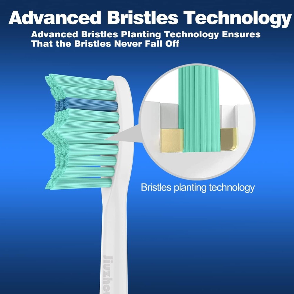 6 Pack Toothbrush Replacement Heads for Philips Sonicare E-Series,