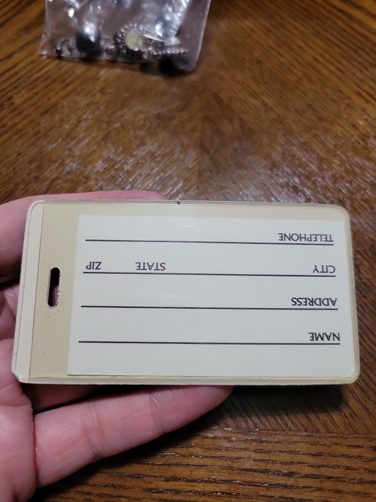Vintage Snickers Liggage Tag