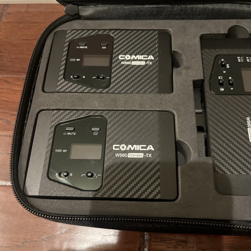 Comica Wireless Microphone CVM WS 60 Combo UHF 1 Trigger 2