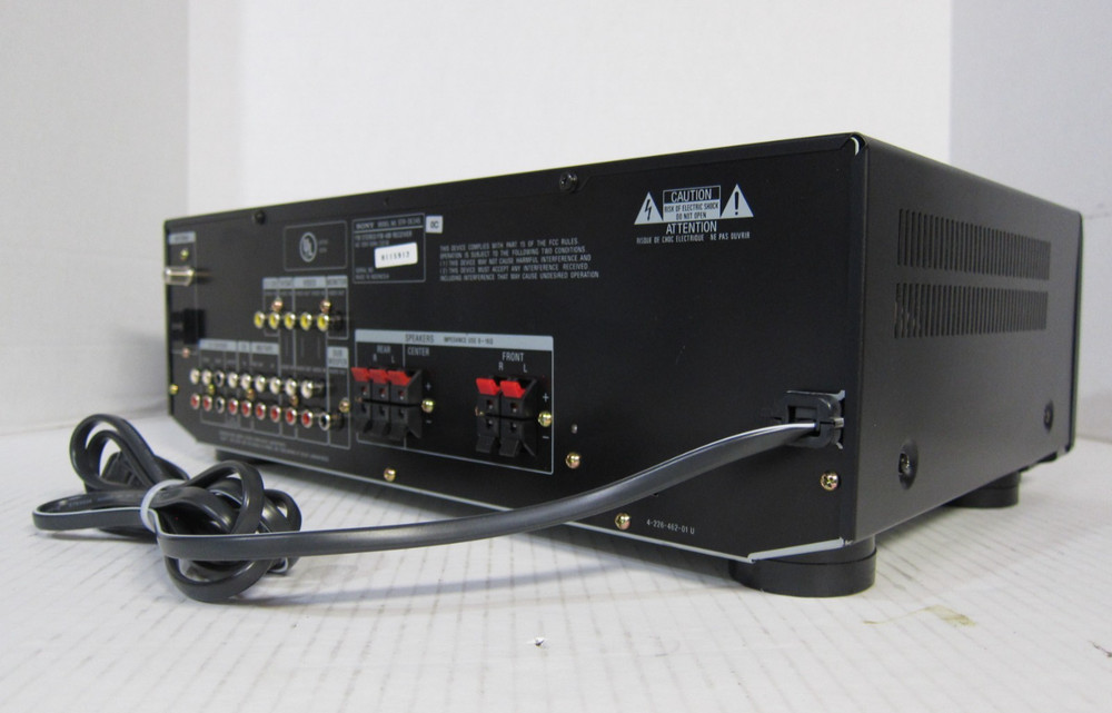 SONY STR-DE345 RECEIVER - Remote Control, Owner's Manual, AM Loop Antenna Bundle