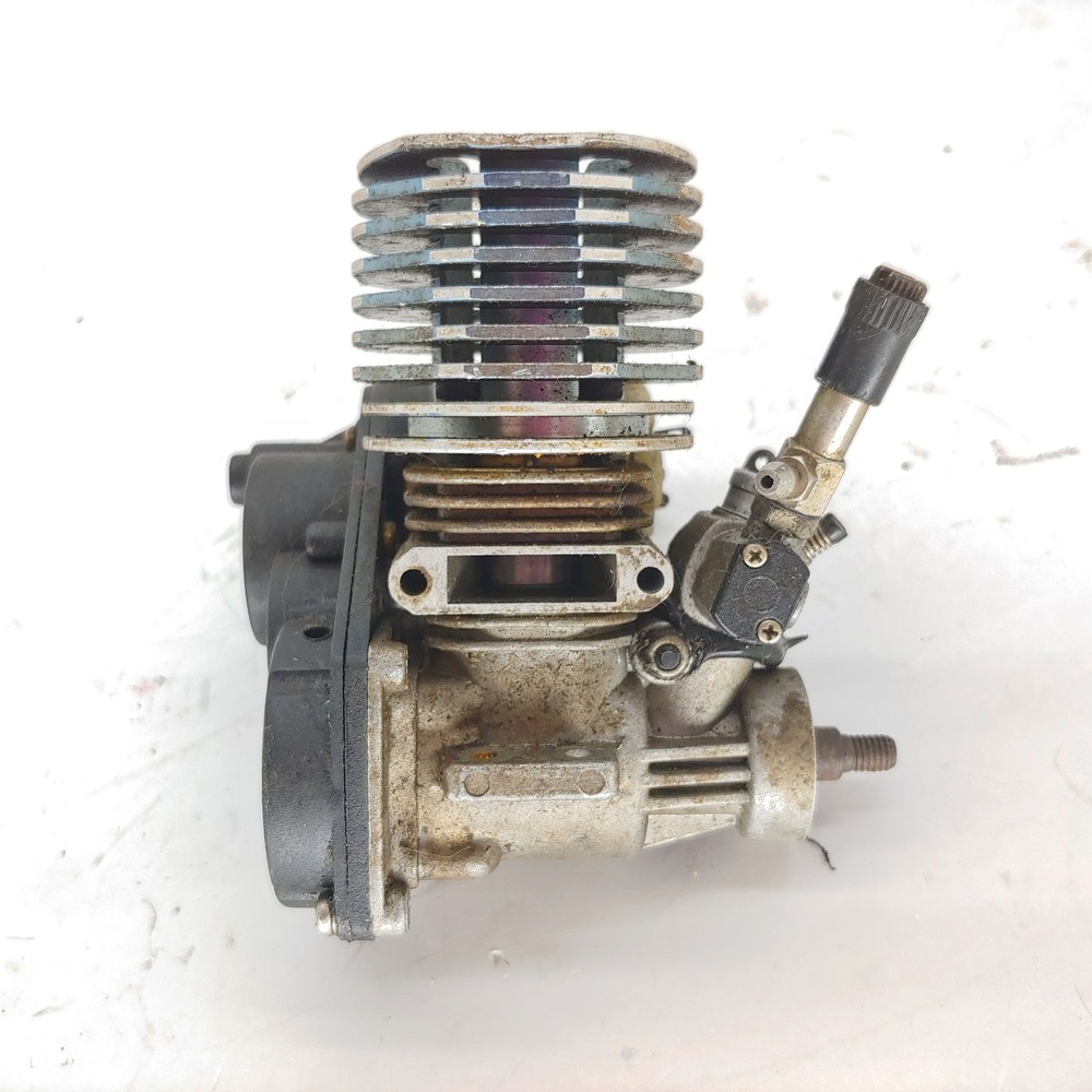 Used Traxxas TRX 15 Nitro Engine w/ EZ Start - Dirty, Good Compression
