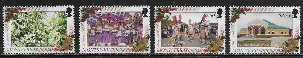 Montserrat Scott #'s 1233 - 1236 MNH