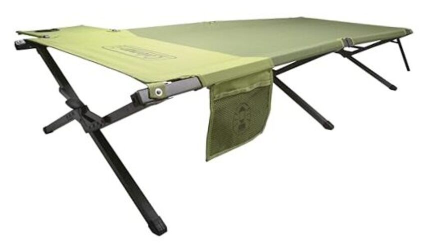 Trailhead Easy-Step Folding Cot with Foot Lock, Camping Cot with Removable