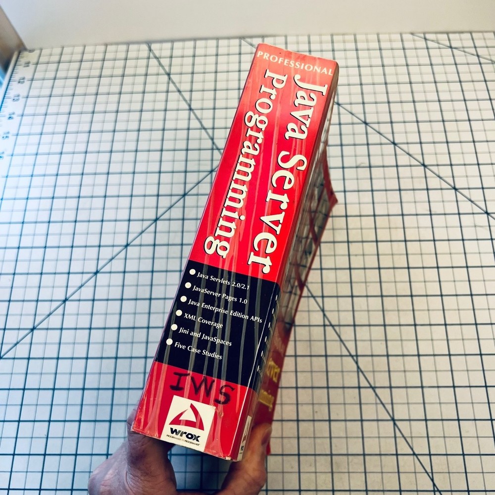 Wrox Professional Java Server Programming Book '99 Vintage Computing Application