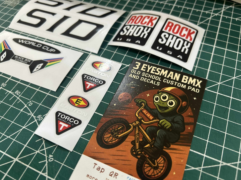 Rock Shox SID World Cup Black Box sticker decal