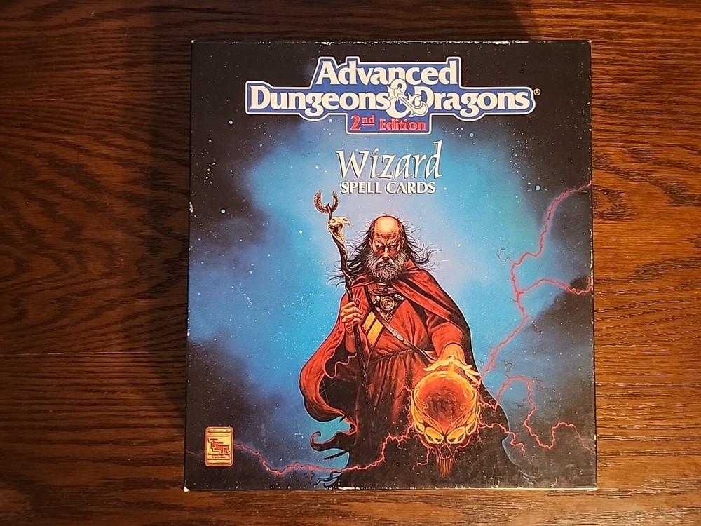 Advanced Dungeons & Dragons 2nd Edition 1992 Wizard Spell Cards Cards