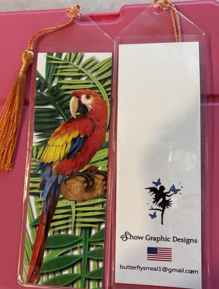 Bookmark - Colorful Parrot