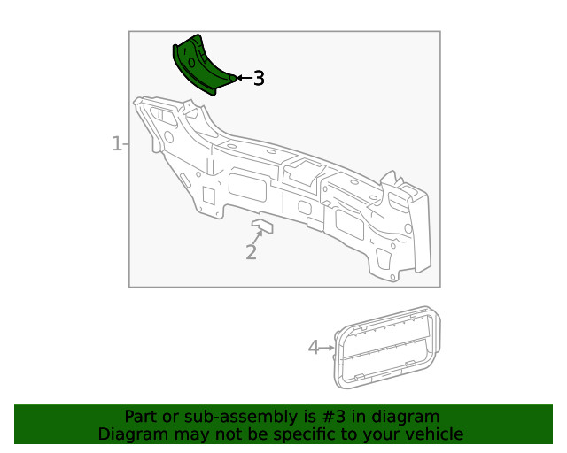 Genuine GM Extension Panel 84052699