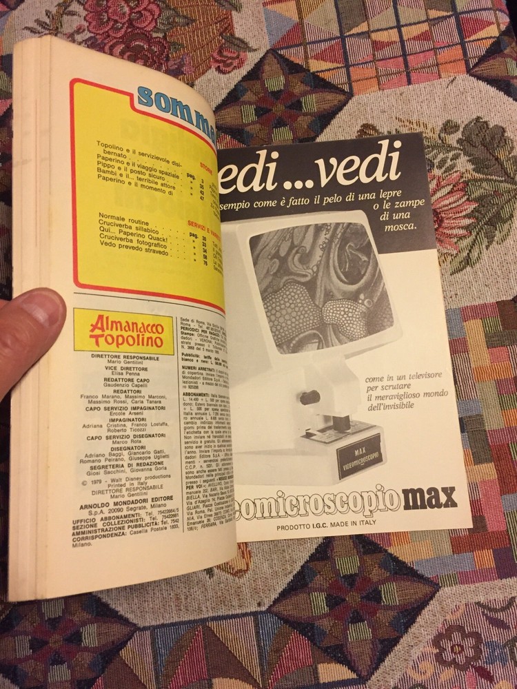 1979 Mickey Mouse Almanac No. 271 Excellent