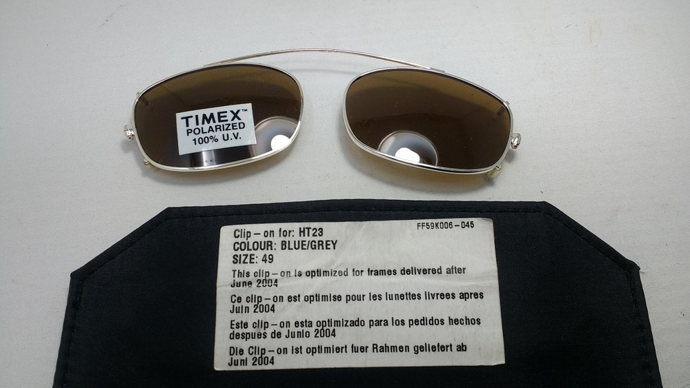 TIMEX HT23  Polarized Clip Ons  2123d
